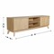 Flash Furniture Hatfield TV Stand in Light Natural for 65+ Inch TV's w/Adjust Cnter Shelf and Dual Soft Close Doors EM-TV1801-LTNAT-GG - alternate 9